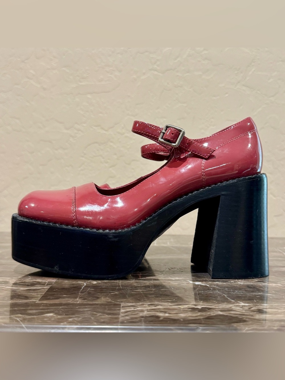 Jeffrey Campbell Pia Patent Leather Platform Mary Janes